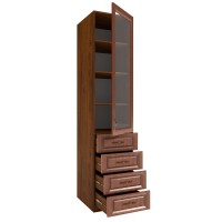 Шафа 1Д скло + 4Ш Софі