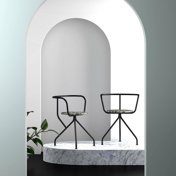 Табурет із підлокітниками Kohti для кухні та кафе