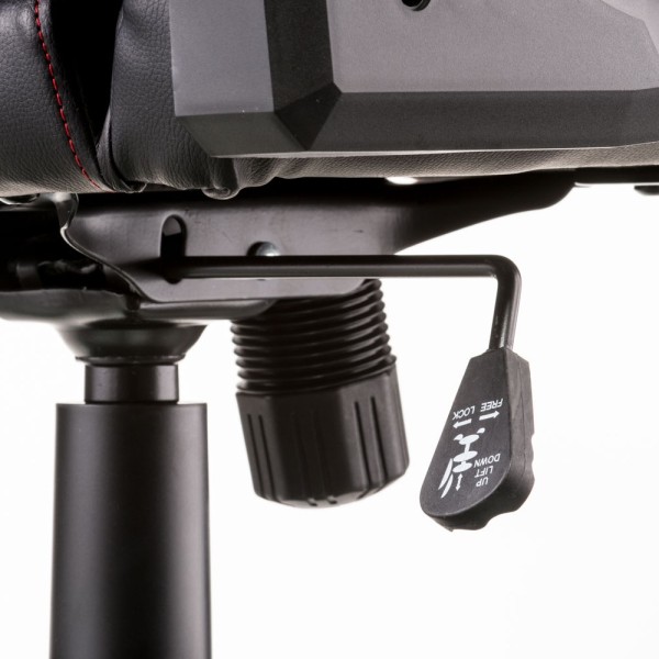 Крісло геймерське ExtremeRace black/red з підніжжям