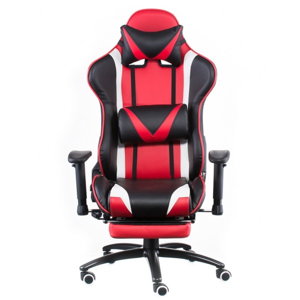 Крісло геймерське ExtremeRace black/red з підніжжям