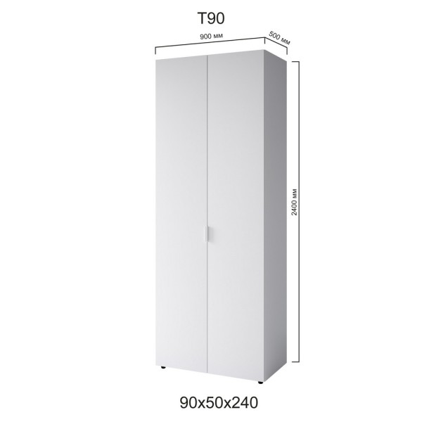 Шафа 2-х дверна Сота 90 – мінімалізм для вашого дому