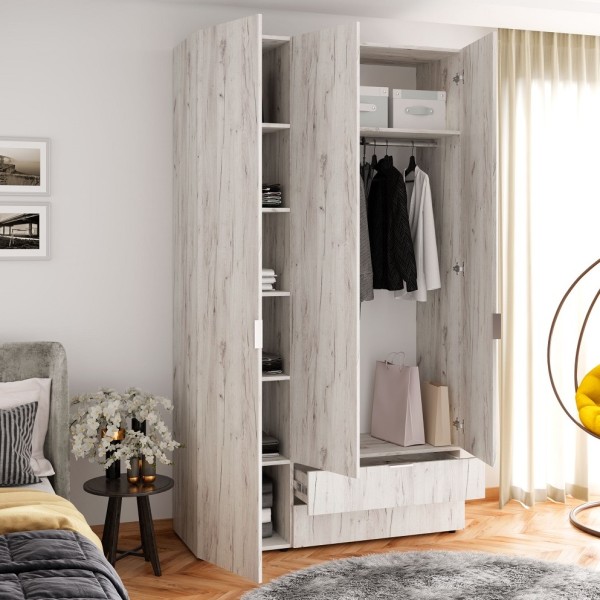 Шафа 3-и дверна Сота С105 - стиль мінімалізм для вашої оселі