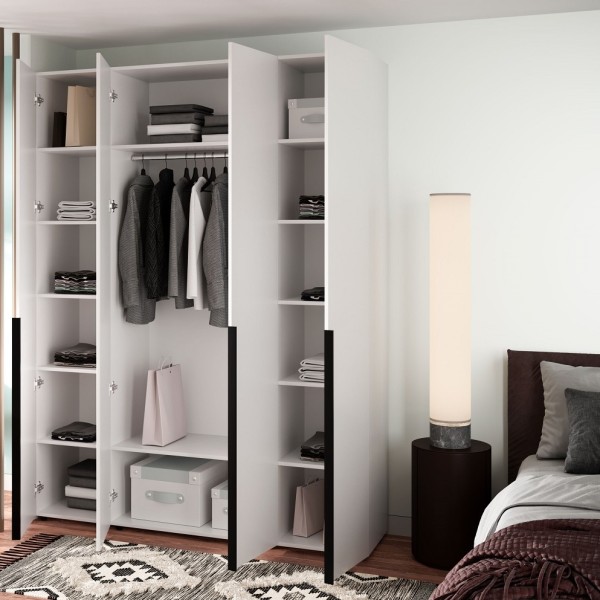 Шафа 4-и дверна Сота Р140 для спальні та передпокою