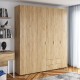 Шафа 6-ти дверна Сота С70+С140 для спальні та передпокою