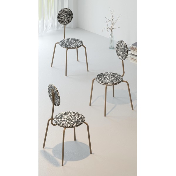 Стілець Dewy Circle пластик — стильний вибір для кухні та кафе