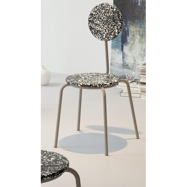 Стілець Dewy Circle пластик — стильний вибір для кухні та кафе