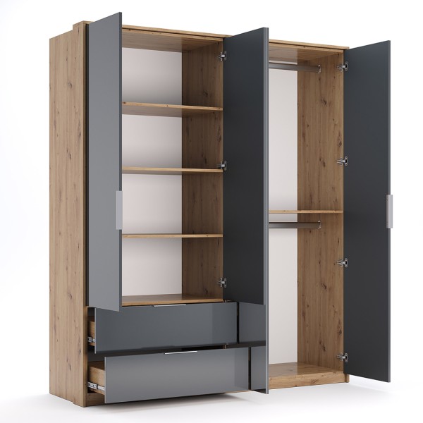 Шафа 4-х дверна Raymond для вашої спальні – замовити онлайн