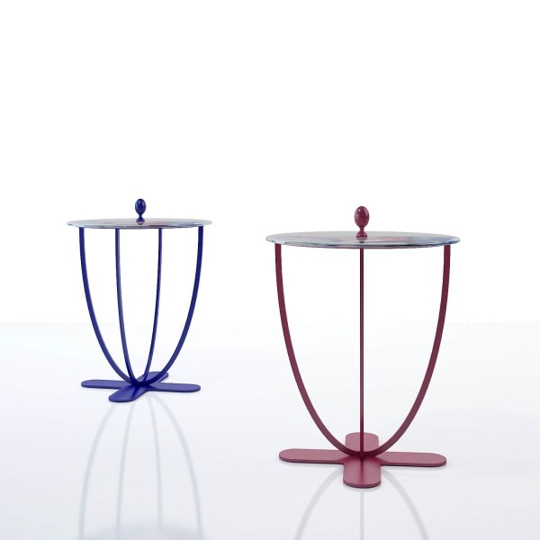 Журнальний стіл Bijou – стильний металевий стіл з склом для вашої вітальні