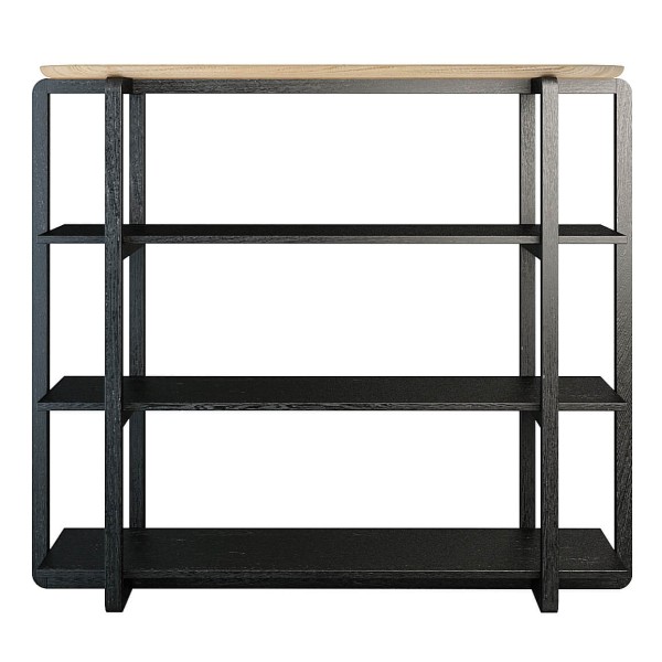 Стелаж Diox – Дерев'яний стелаж для вітальні