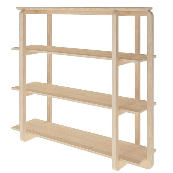 Стелаж Diox – Дерев'яний стелаж для вітальні