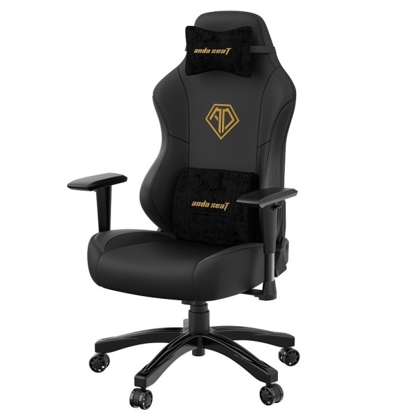 Крісло ігрове Anda Seat Phantom 3 Black/Gold size L