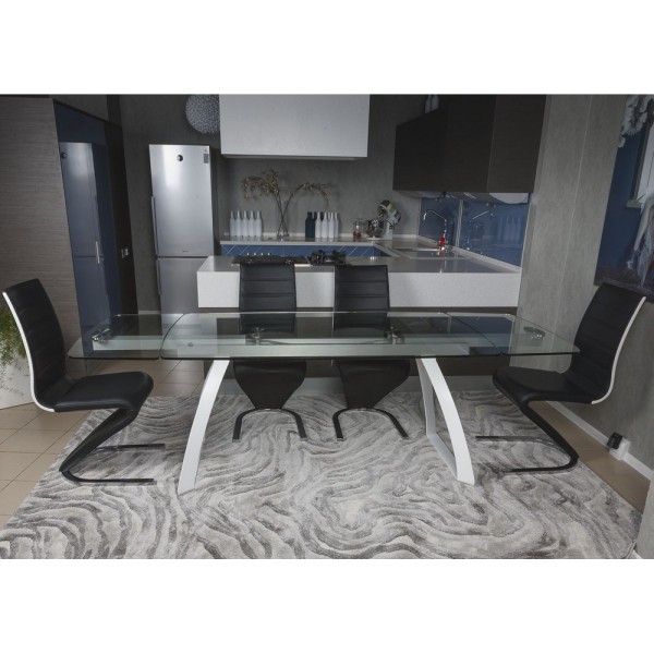 Стіл London (Лондон) прозорий – стильний стіл для вашої кухні