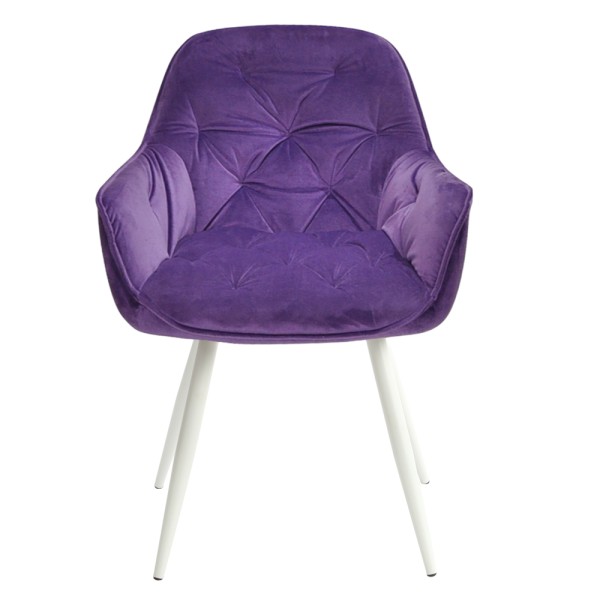 Крісло Nora white для кухні та кафе