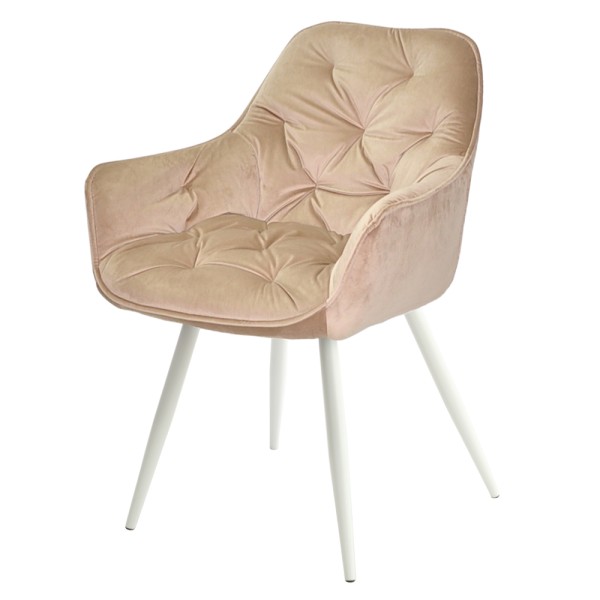 Крісло Nora white для кухні та кафе