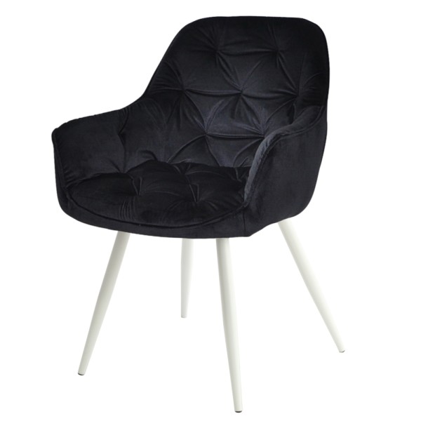 Крісло Nora white для кухні та кафе