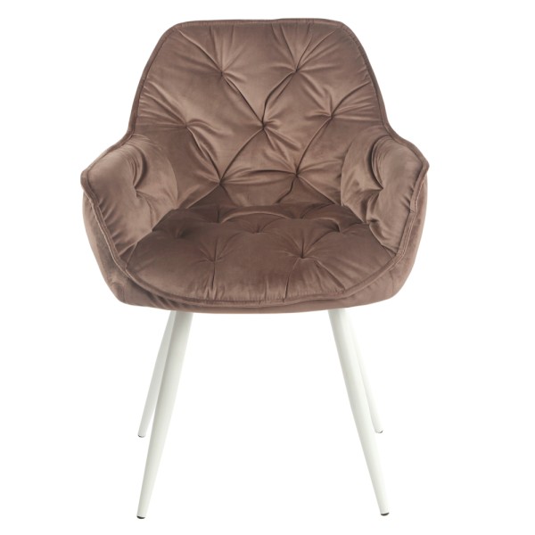 Крісло Nora white для кухні та кафе