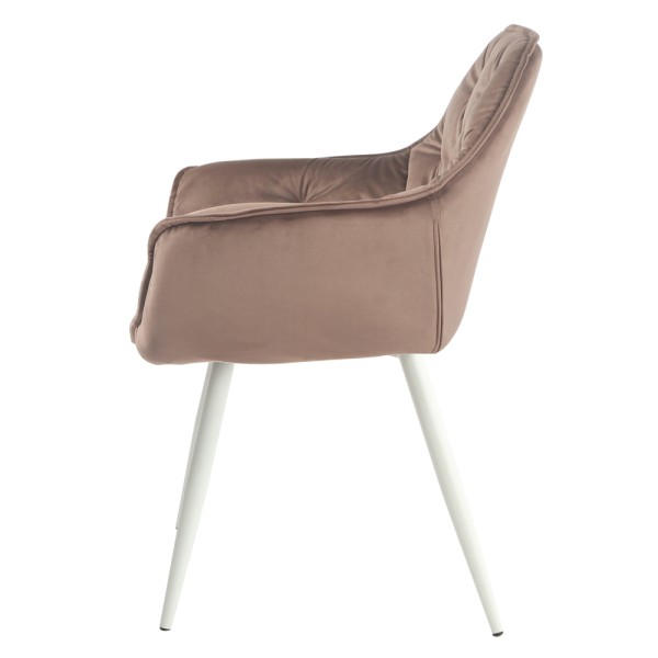 Крісло Nora white для кухні та кафе