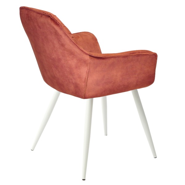 Крісло Nora white для кухні та кафе