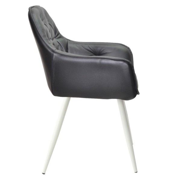 Крісло Nora white для кухні та кафе