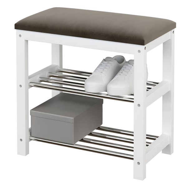 Банкетка Прем'єра міні для передпокою з полицями для взуття
