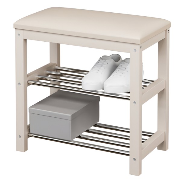 Банкетка Прем'єра міні для передпокою з полицями для взуття