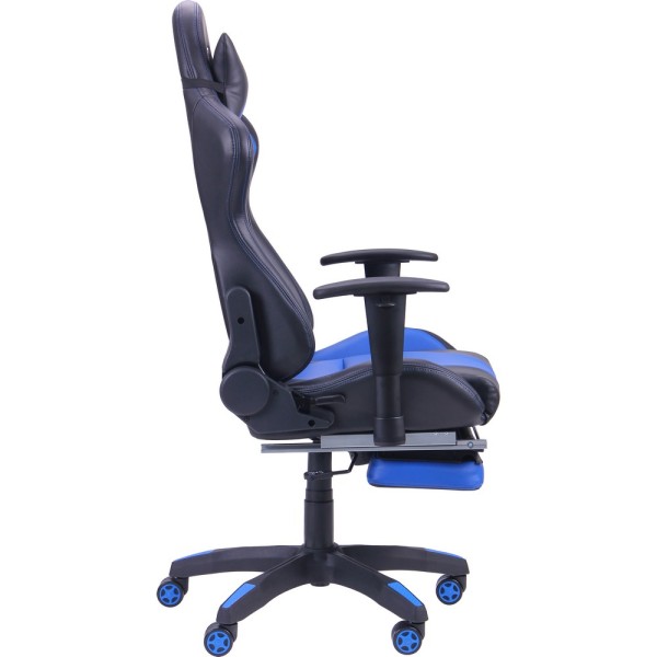 Крісло геймерське VR Racer Magnus чорний/синій