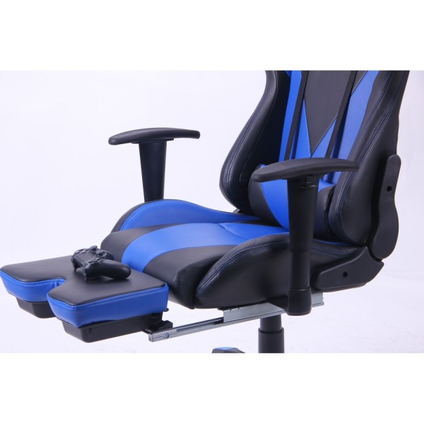 Крісло геймерське VR Racer Magnus чорний/синій