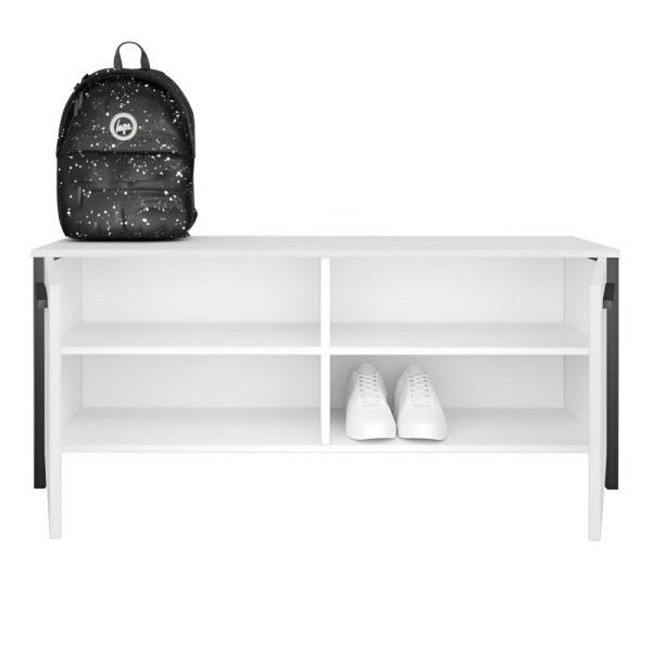 Тумба для взуття Сієста чорний метал