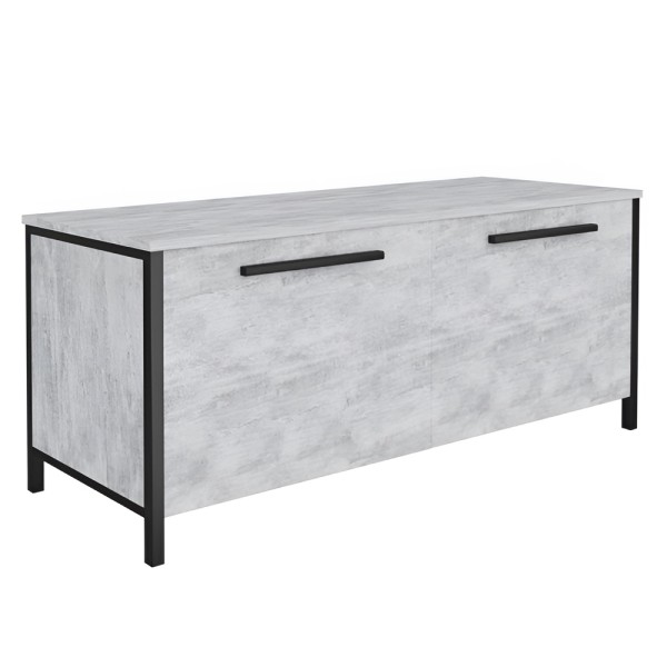 Тумба для взуття Сієста чорний метал