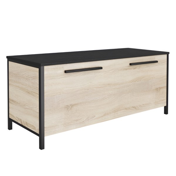 Тумба для взуття Сієста чорний метал