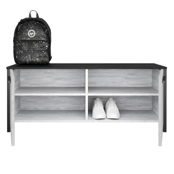 Тумба для взуття Сієста чорний метал