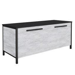 Тумба для взуття Сієста чорний метал