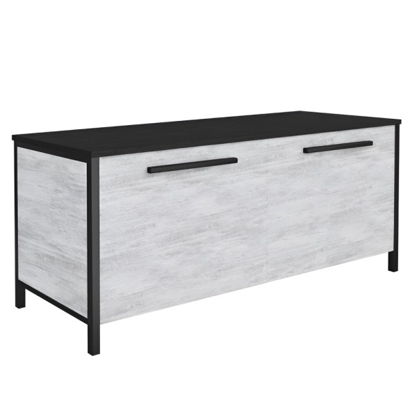 Тумба для взуття Сієста чорний метал