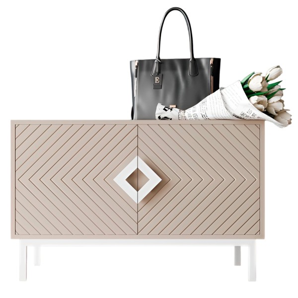 Тумба для взуття Оксфорд білий метал — зручність та стиль для вашого передпокою