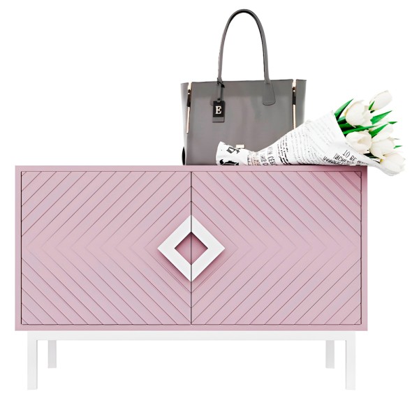 Тумба для взуття Оксфорд білий метал — зручність та стиль для вашого передпокою