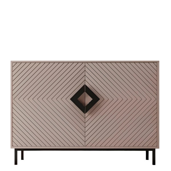 Тумба для взуття Оксфорд 2 чорний метал