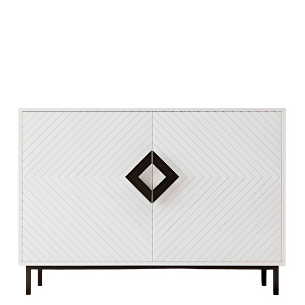 Тумба для взуття Оксфорд 2 чорний метал