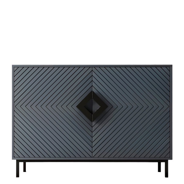 Тумба для взуття Оксфорд 2 чорний метал