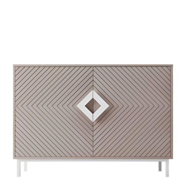 Тумба для взуття Оксфорд 2 білий метал