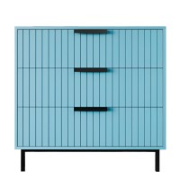 Комод Нью-Йорк черный металл