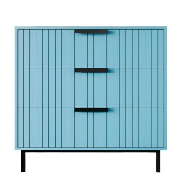 Комод Нью-Йорк чорний метал