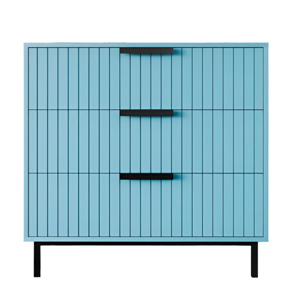 Комод Нью-Йорк чорний метал: сучасний стиль для вашої спальні