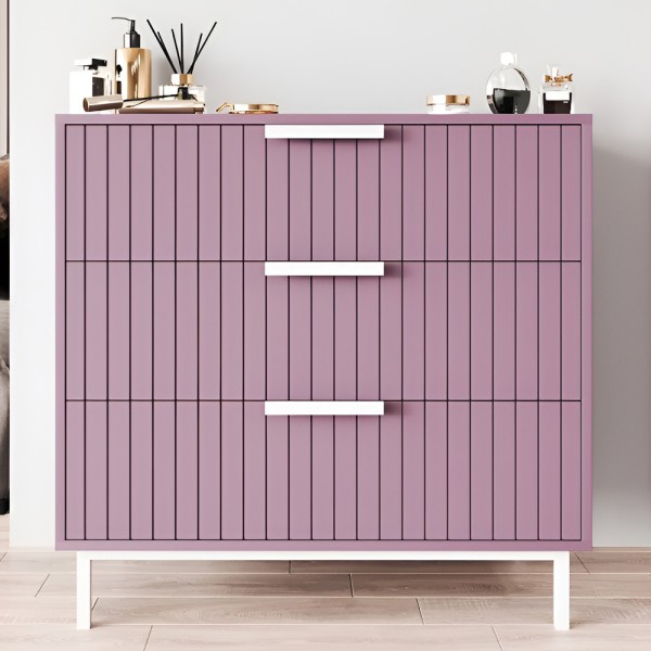 Комод Нью-Йорк білий метал — ідеальний вибір для вашої спальні