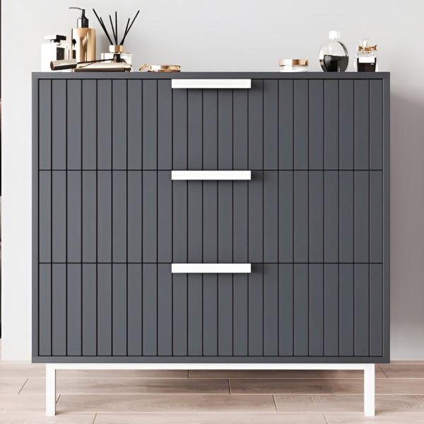 Комод Нью-Йорк білий метал — ідеальний вибір для вашої спальні