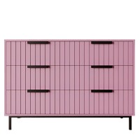 Комод Нью-Йорк 2 черный металл