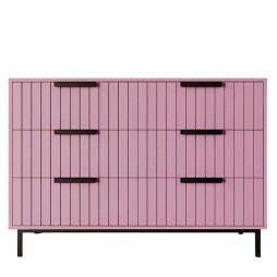 Комод Нью-Йорк 2 чорний метал