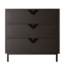 Комод Оксфорд чорний метал