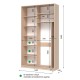 Шафа-купе E-line 2.1 ДСП 1400х450
