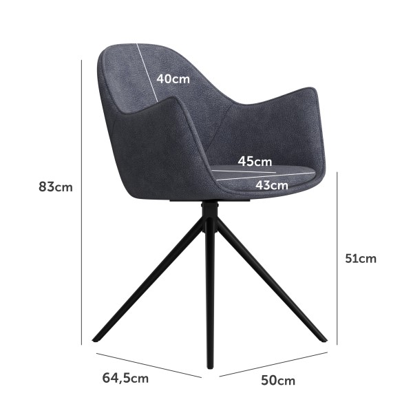 Стілець R-150 поворотний - Комфорт та стиль для вашої кухні