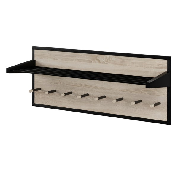 Настінна вішалка Верона 1 чорний метал